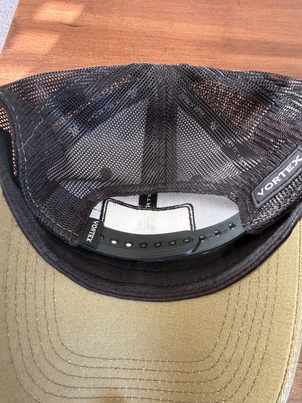 Olive Vortex Trucker Cap - Picture 3 of 3